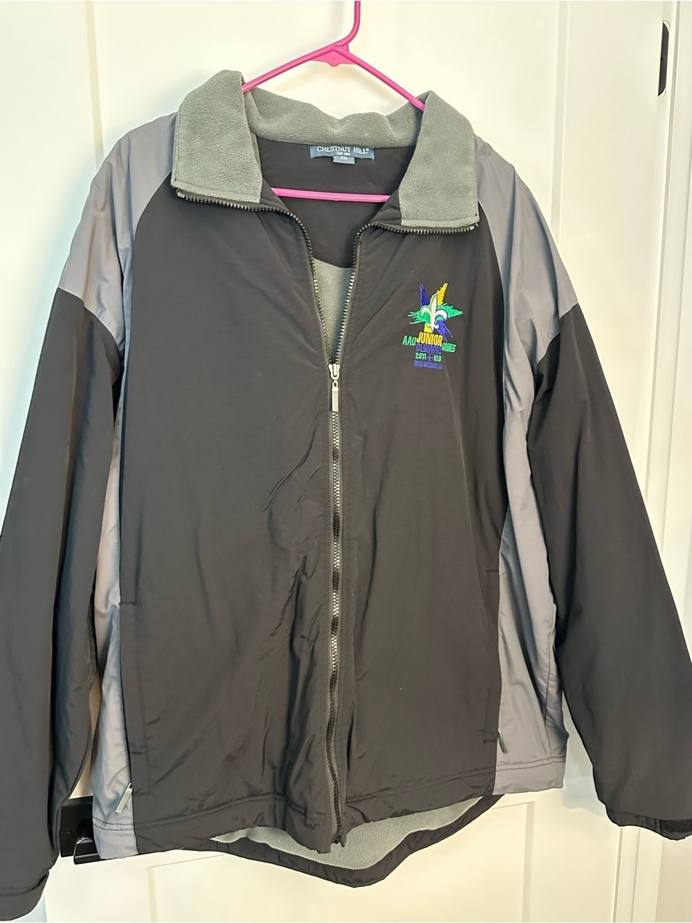 Men’s heavy fleece jacket from the AAA Junior Olympics 2011 in New Orleans, 2XL. - Picture 2 of 11
